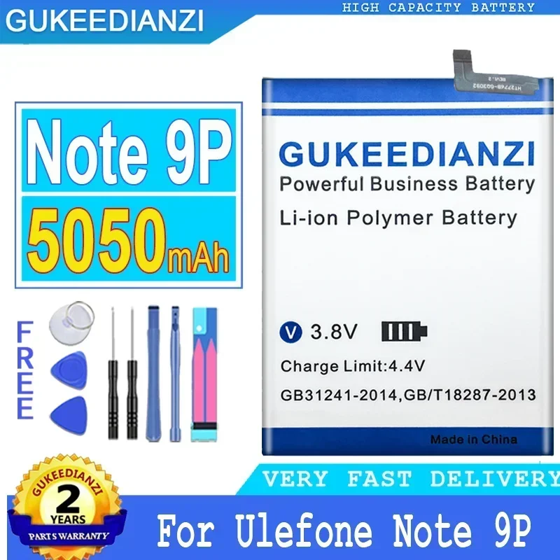 

Аккумулятор большой емкости 5050 мАч для Ulefone Note 9P Note9P