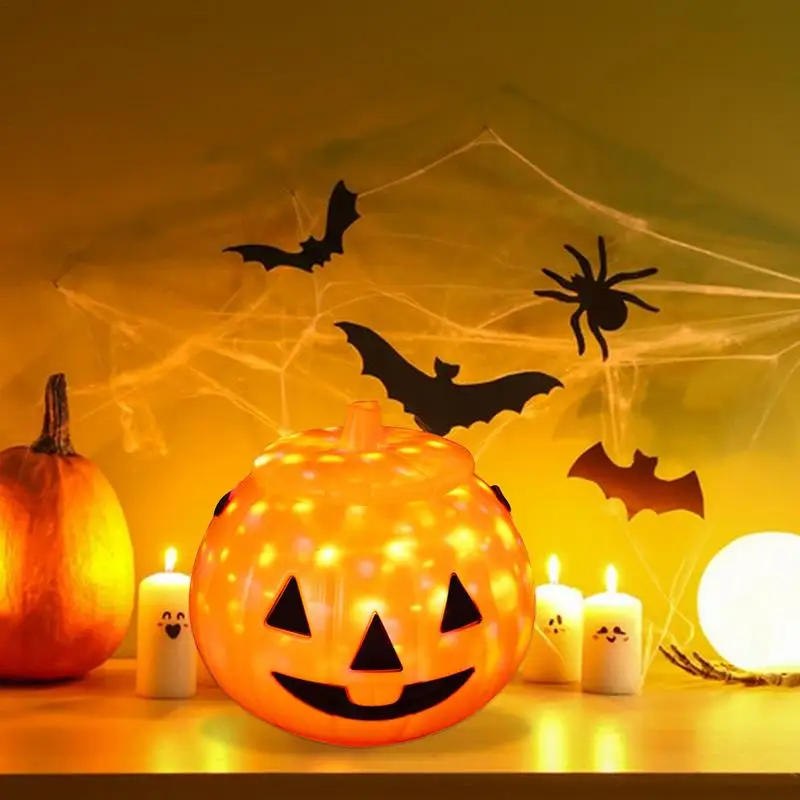 Pumpkin Night Light Handheld Halloween Pumpkin Lights Halloween Decorations Outdoor Lights Battery Operated Outdoor Halloween