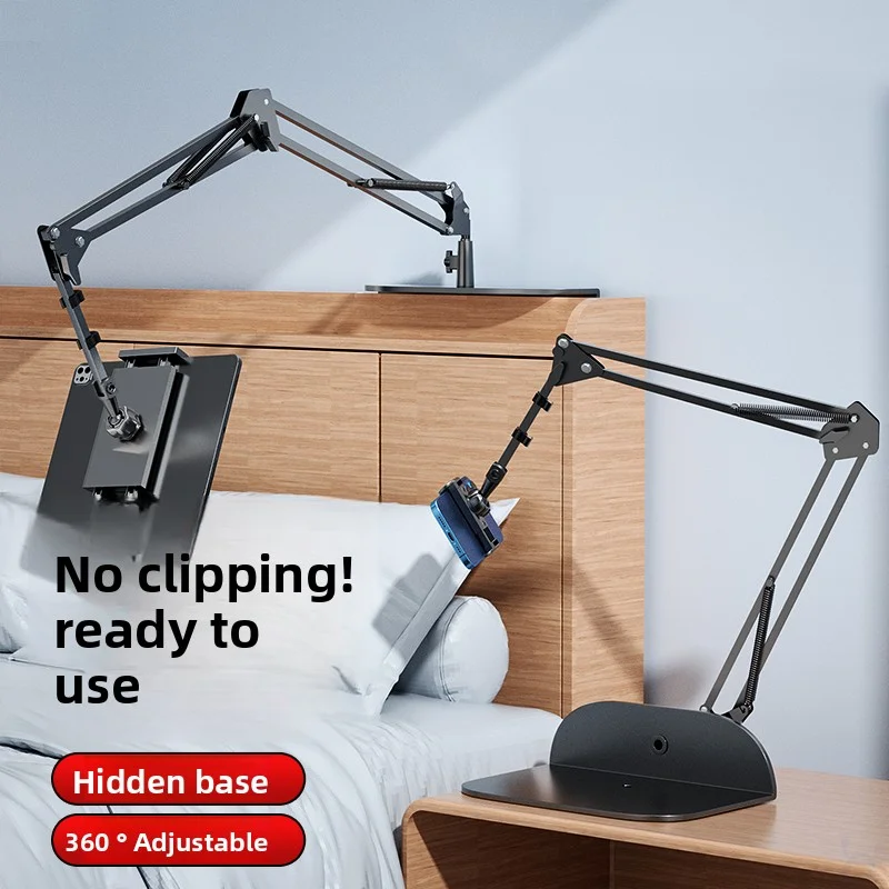 

Новая подставка для мобильного телефона, многофункциональный держатель для iPad на кровати, гаджет для просмотра видео, прямых трансляций и универсальной съемки.