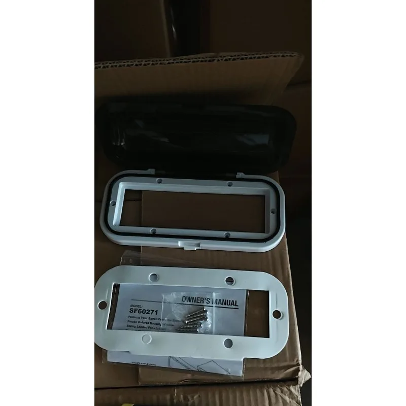 Funda impermeable para radio marina disponible, cubierta ovalada antisalpicaduras de 9 "* 4" de alto y 4CM para barcos, yates y lanchas.