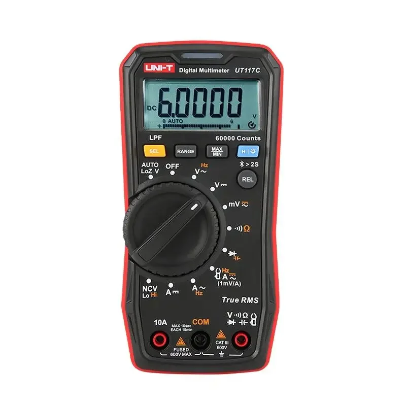 UT117C Professional Digital Multimeter High-precision True RMS 60000 Count AC/DC Voltmeter Ammeter Frequency Meter