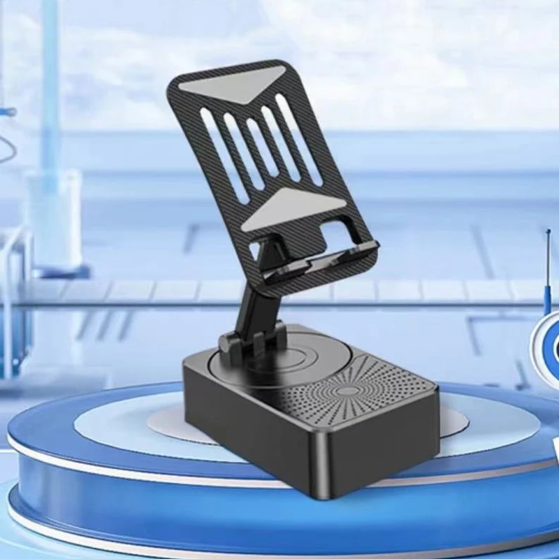 

Slip Cell Phone Stand with Speaker Adjustable Portable Desktop Bracket Folding Desktop Live Lazy Stand Anti-Bluetooth-Compatible