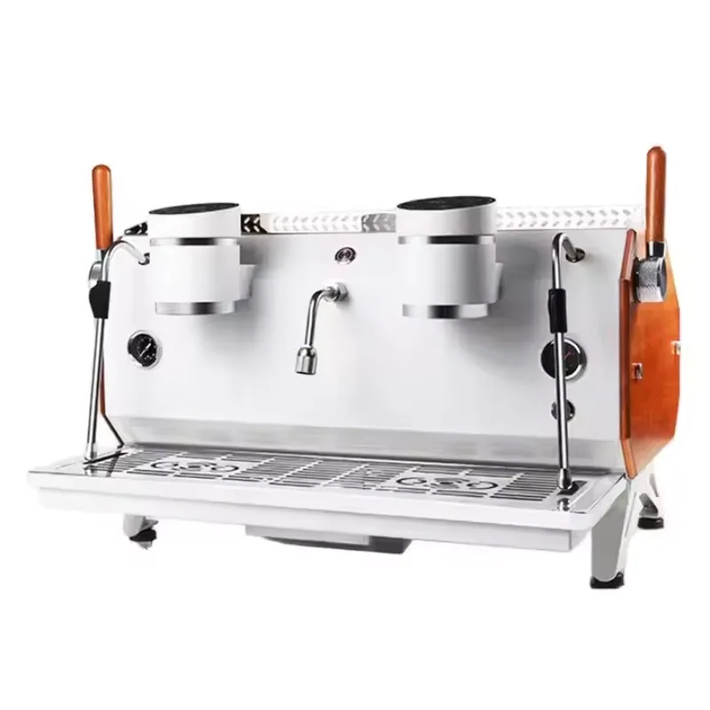 Single Group Semi Auto Espresso Machine 12 Cups Programmable Stainless for Home Hotel Custom
