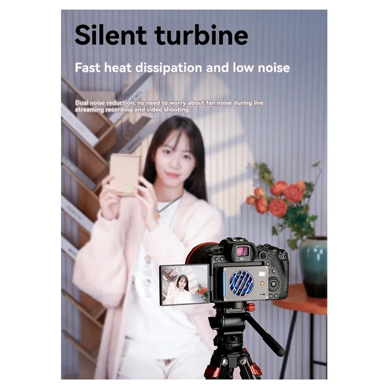 【T07A】Półprzewodnikowy radiator aparatu do Sony ZVE10/A7S3/A7C2/Canon R5/R6/R8 Fuji XT4 Sprzęt fotograficzny Radiator aparatu