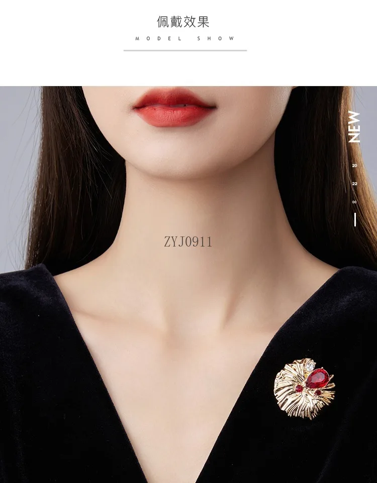Brosche High-End-Corsage im weiblichen Nischendesign, vielseitige Anstecknadel. Neuer Trend