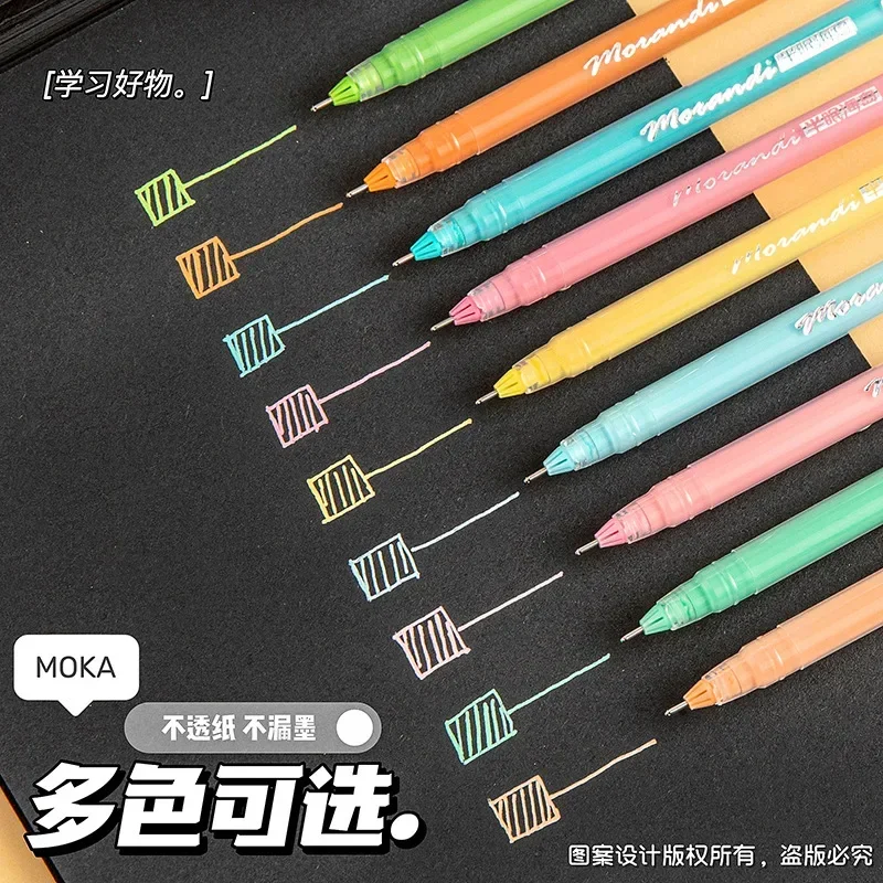 36/9 PCS/Set Colored Gel Pens Set Kawaii 36 Colors 0.5mm Ballpoint Pen for Journal Cute Office School Supplies Korean Stationery