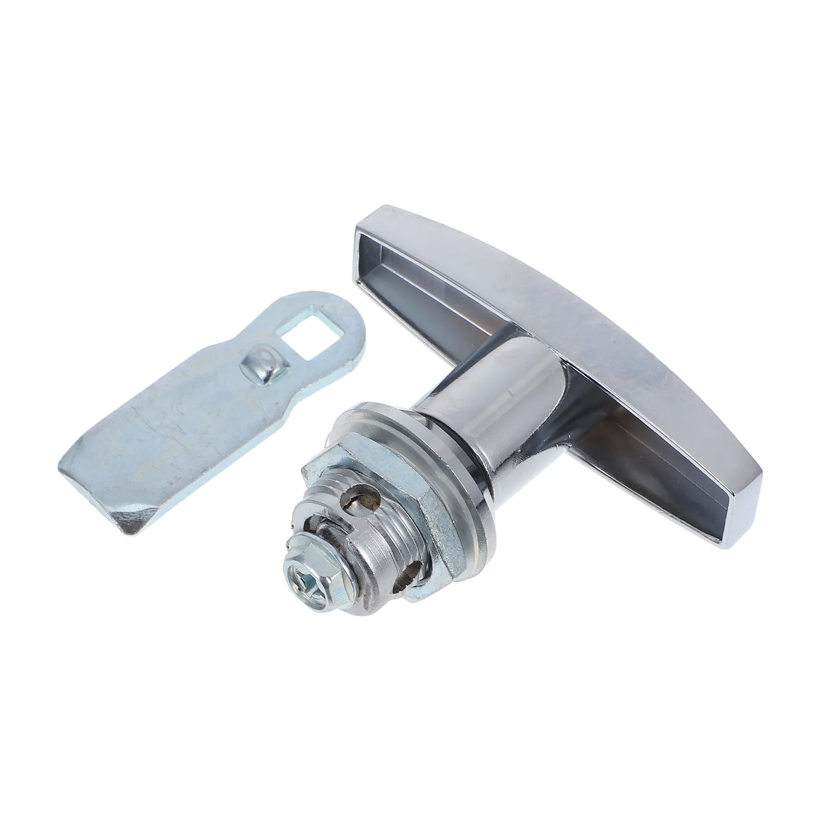 

T Shaped Handle Lock Keyless Cam Latch for Rv Cabinet Doors Furniture Electrical Panel Door Latch Tool Replacement Zinc