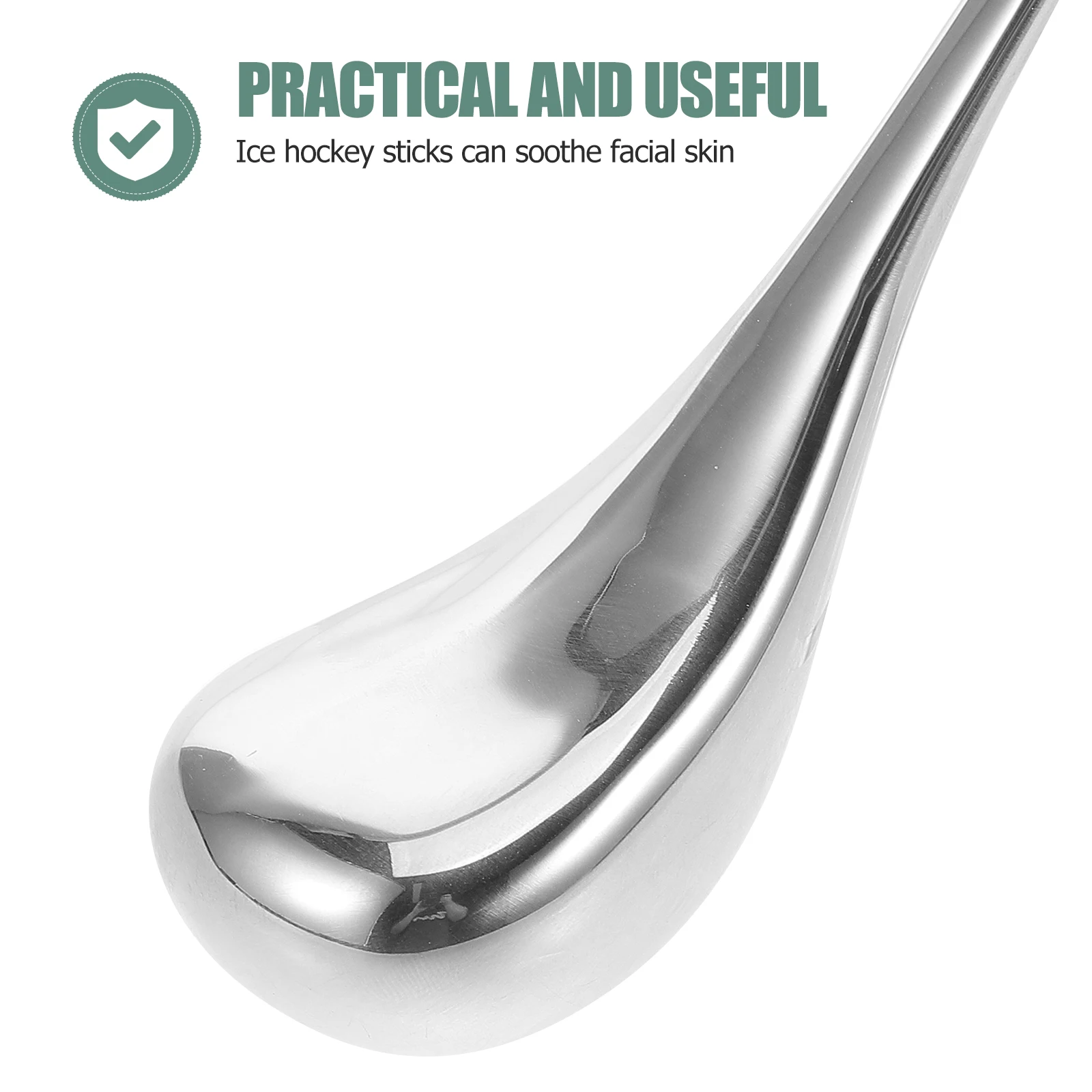 Globi di ghiaccio per il viso Massaggio facciale Rullo rinfrescante Strumento per la cura della pelle Lenisce la tensione degli occhi Terapia del freddo facciale