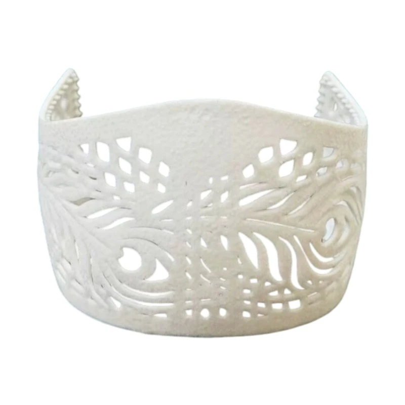 

Nonslip Hijab Under Scarf Band Soft Velvety Nylon Sports Headwear Retainer For Women Girls And Lady White Color Y08E