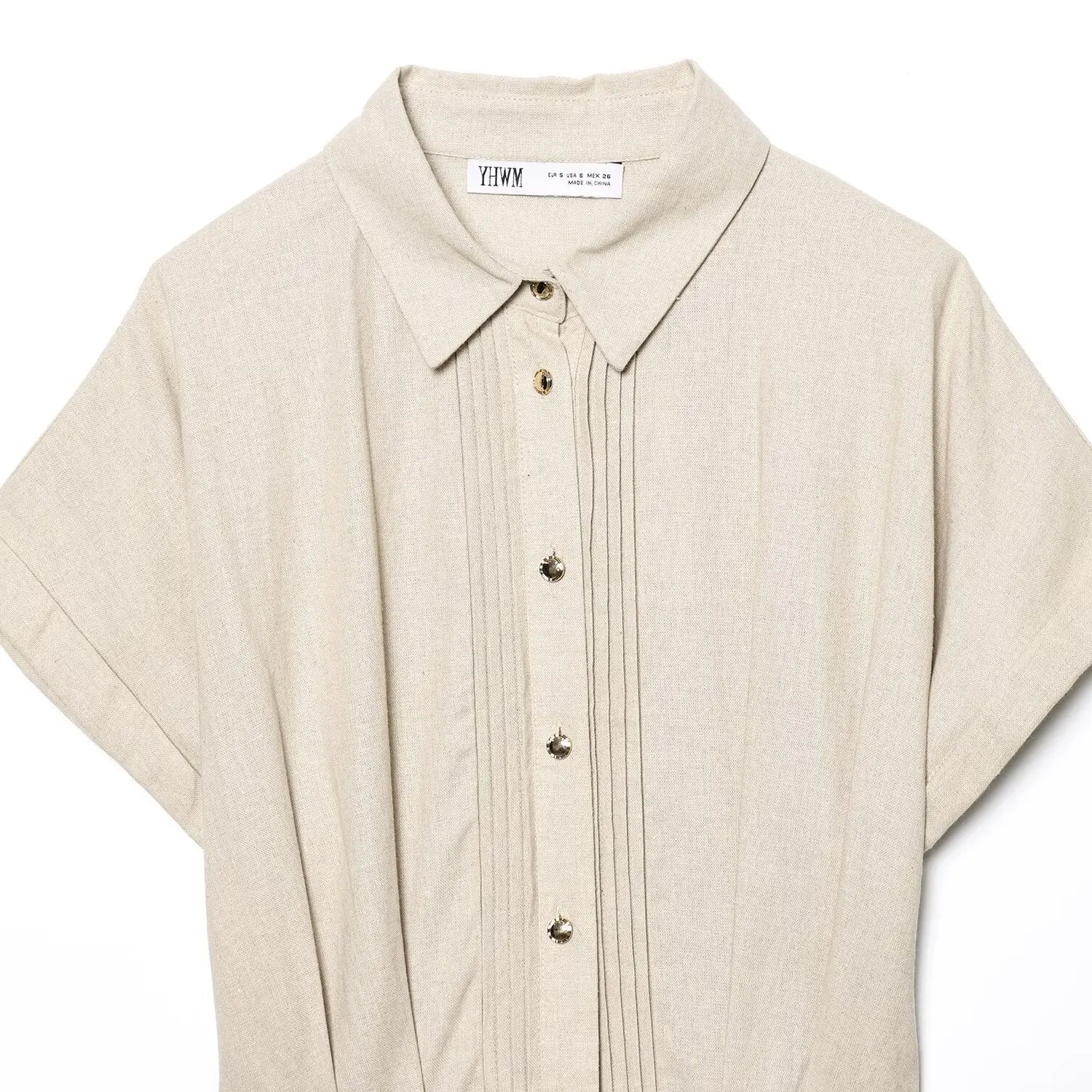 JNLEAOG Vestido Midi de Lino para Mujer, Nuevo Modelo de Otoño, Estilo Casual, Color Puro, Cintura Ajustada, Vestido Csero...