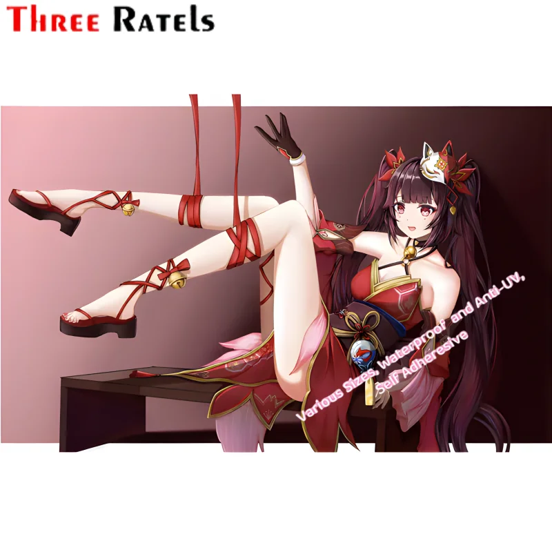 Three Ratels X76 Sparkle honkai  star rail Anime Game Car Sticker  Car outside decor Laptop decal weatherproof  Vinyl sticker
