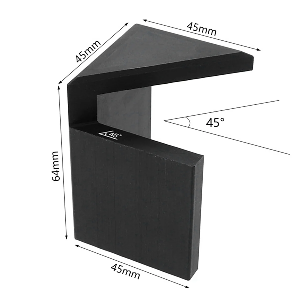 Carpintaria de 45 graus Ângulo Scriber, de ângulo direito Circular, Midline Scriber, Régua Ângulo, Beech Scriber, Precision Gauge