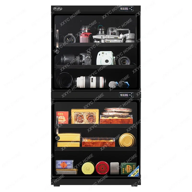 Caja de secado de lentes de cámara de Gabinete a prueba de humedad, almacenamiento de té, caja de deshumidificador de micrófono de Gabinete a prueba de humedad