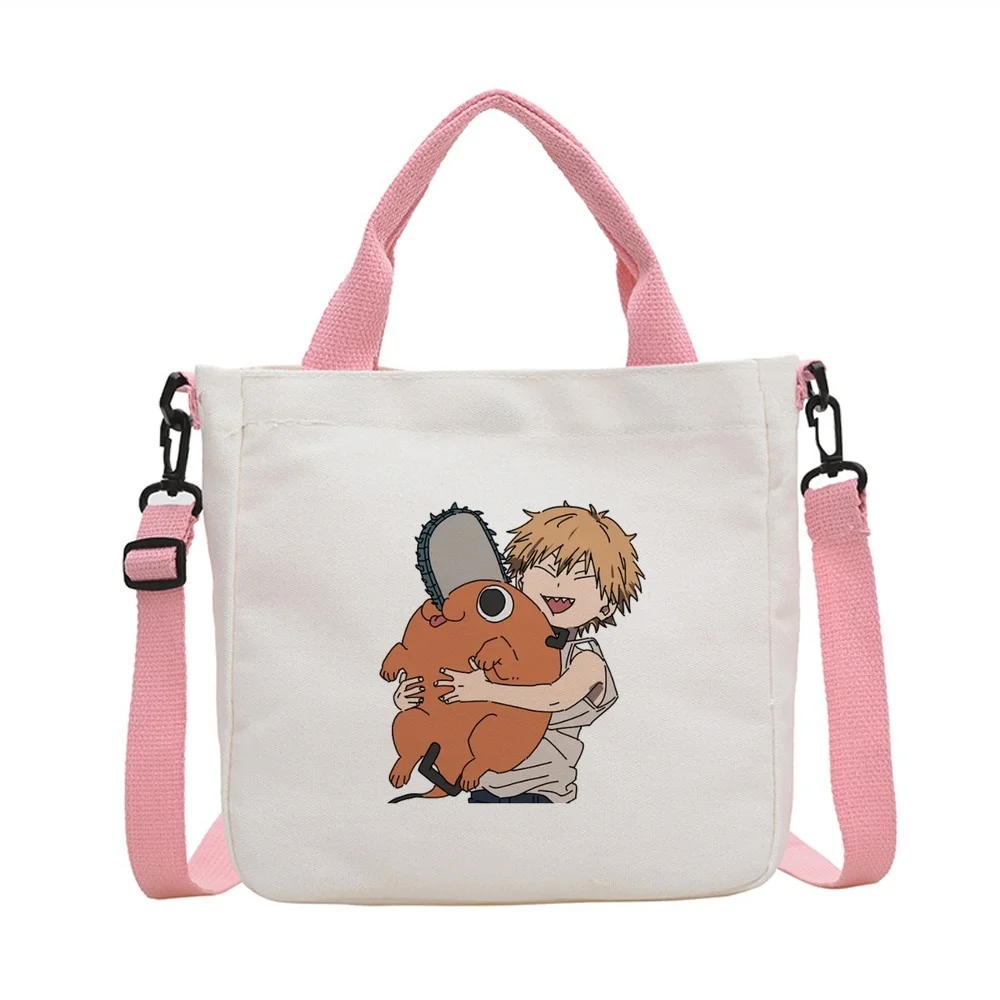 Pochita tote bag shopping personnalisable shoulder  y2k femme