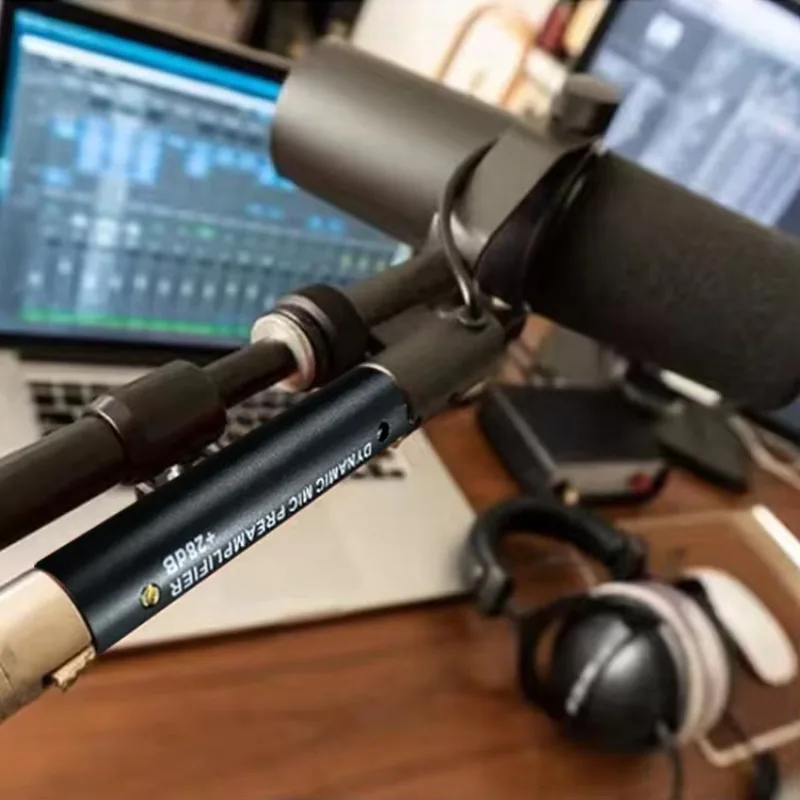 Powerful +28DB Dynamic Microphone Amplifier Stage Low Bottom Noise Gain Microphone Preamplifier