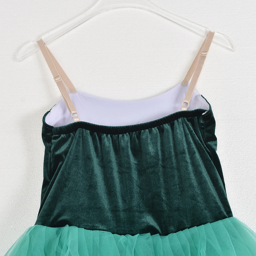 Body da balletto per ragazze Body da ballo Bambino Fiocco di neve Gonne lucide Ballerina Bambini Vestito cosplay Spettacoli teatrali Costume