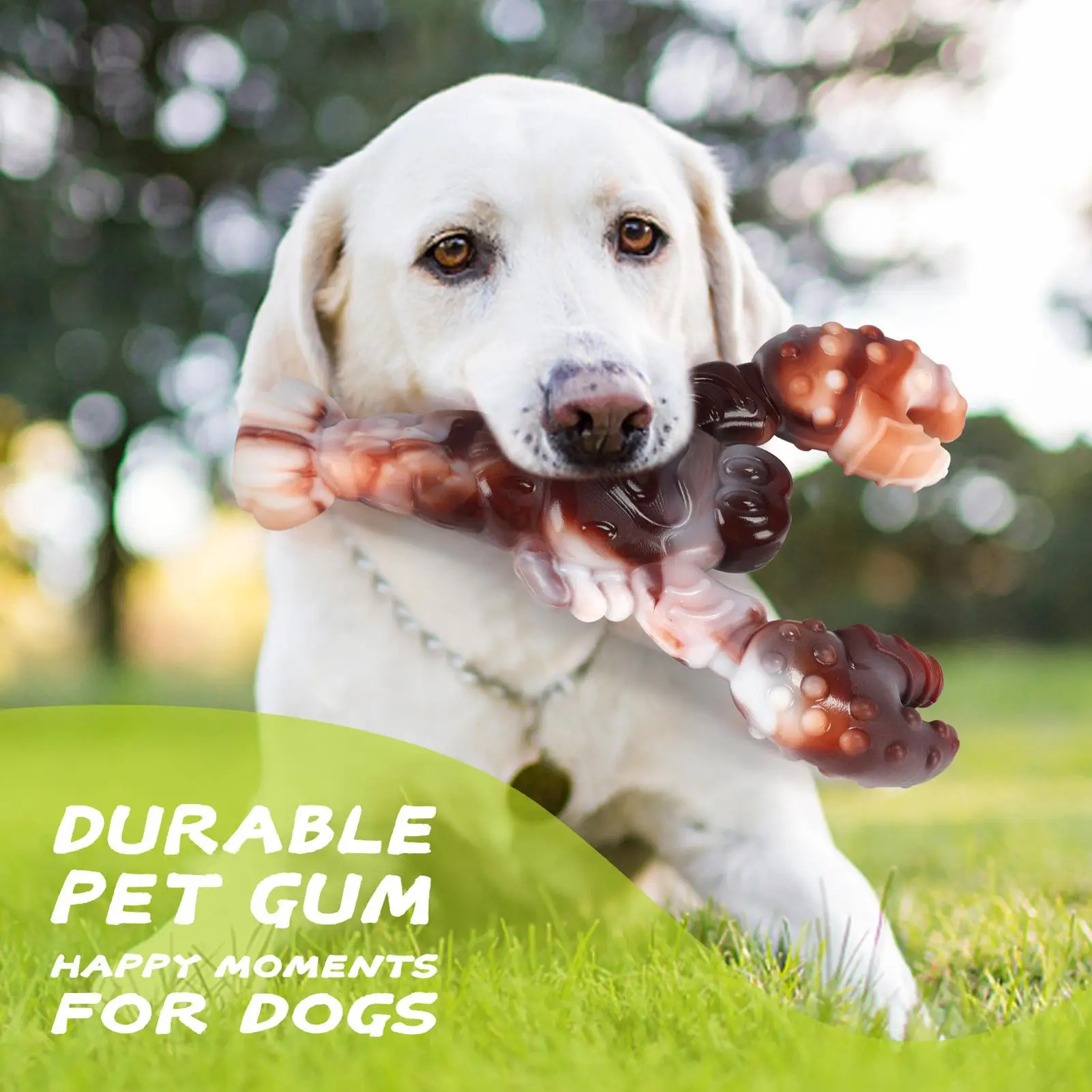 لعبة كلب جراد البحر المتينة، لعبة إثراء المضغ القوية لتخفيف القلق، تدريب الجرو واللعب التفاعلي، الاستخدام الداخلي والخارجي #4