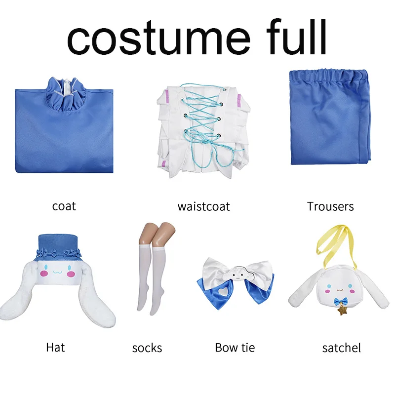 Costume Cosplay du jeu Ta.com V pour garçons, uniforme bleu, ensemble de vêtements, fête, Halloween