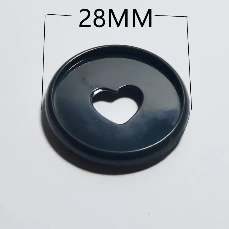 28MM100PCS mushroom hole notebook loose-leaf CD binding plastic ring love CD binding CD notebook loose-leaf binder