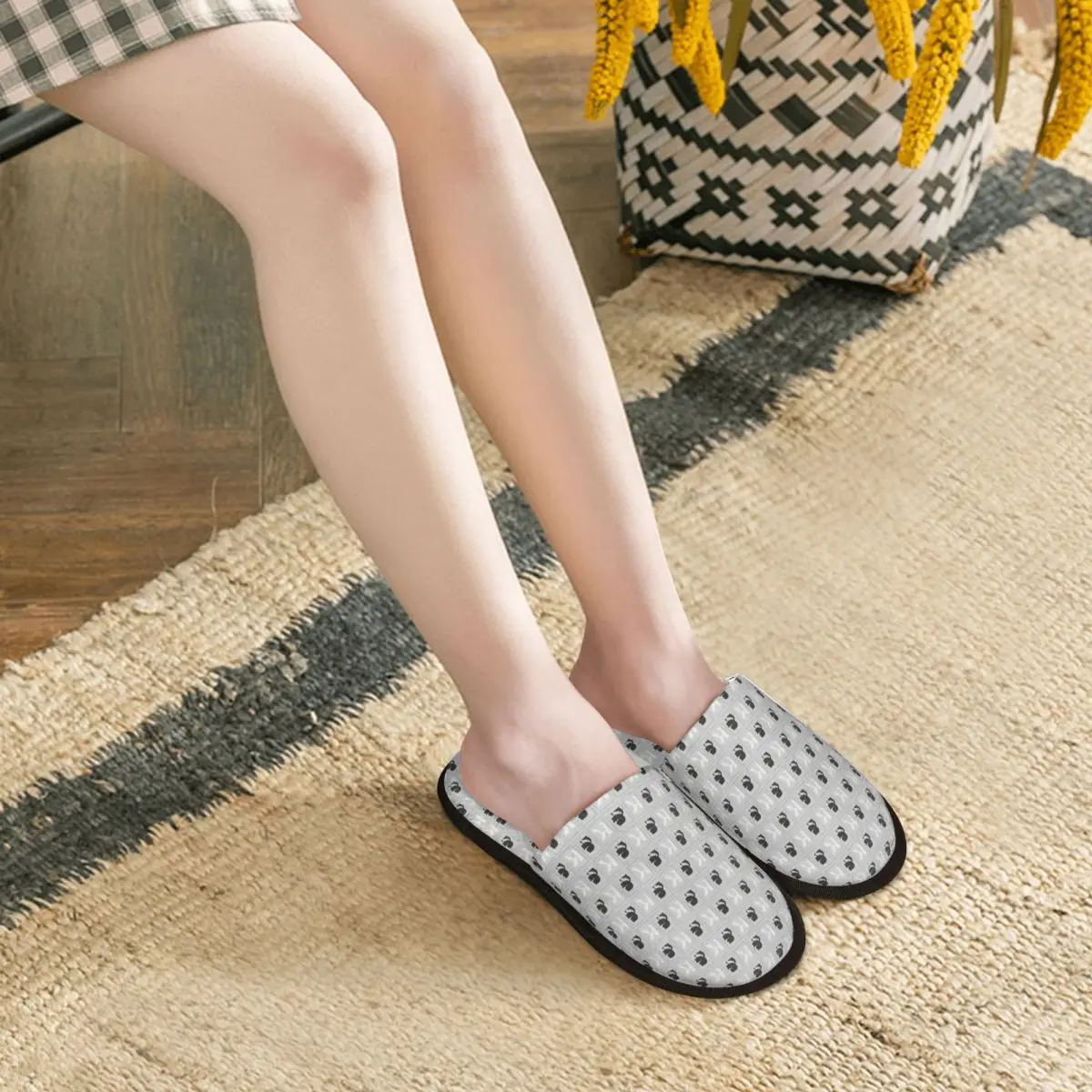 Custom K-Karl Who Soft Traagschuim Huis Slippers Vrouwen Comfortabele Warme Anti-Slip Slipper