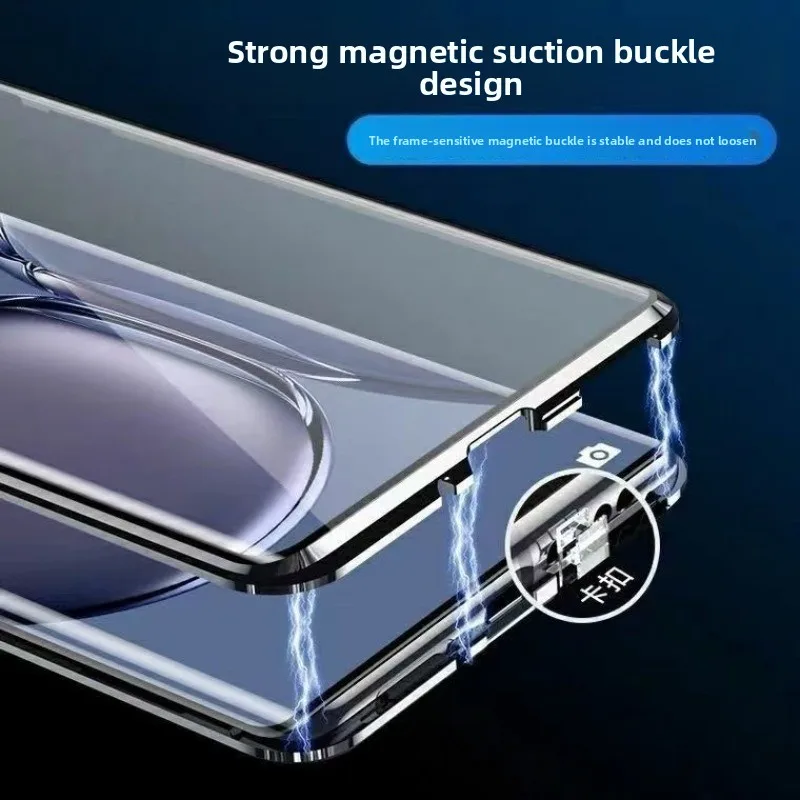 Etui na Redmi Note 15 Pro Plus POCO M8 Pro Luxury Glass 360 °   Etui na telefon Redmi Note15 5G HD Shockproof Bumper Funda — zdjęcie produktu 3