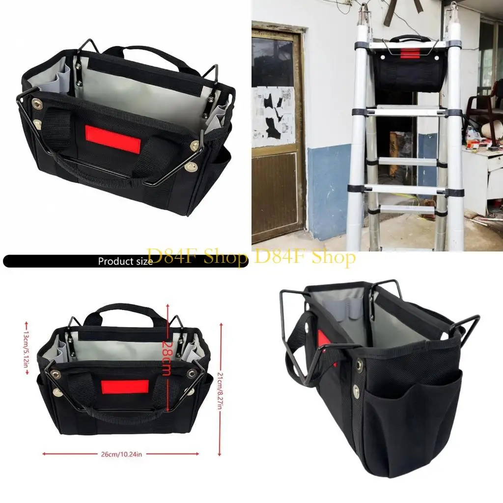 

D84F Portable Folding Extension Ladder Storage Bag Tool Case Hanging