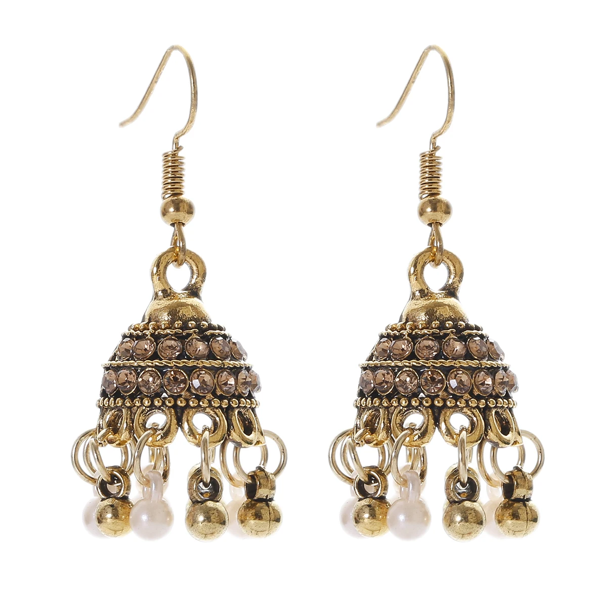 Pendiente étnico geométrico de - Ethnic Indian Fashion reseña y precio