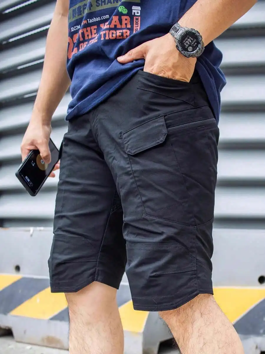 

Outdoor Stretch Water-Resistant Cargo Shorts For Men