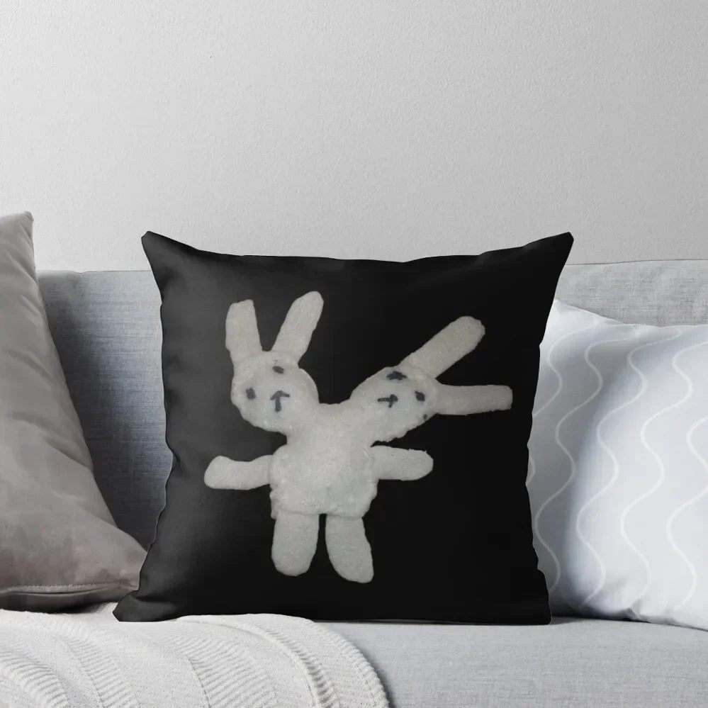 

two-headed bunny Throw Pillow sleeping pillows Pillowcase Cushion pillow