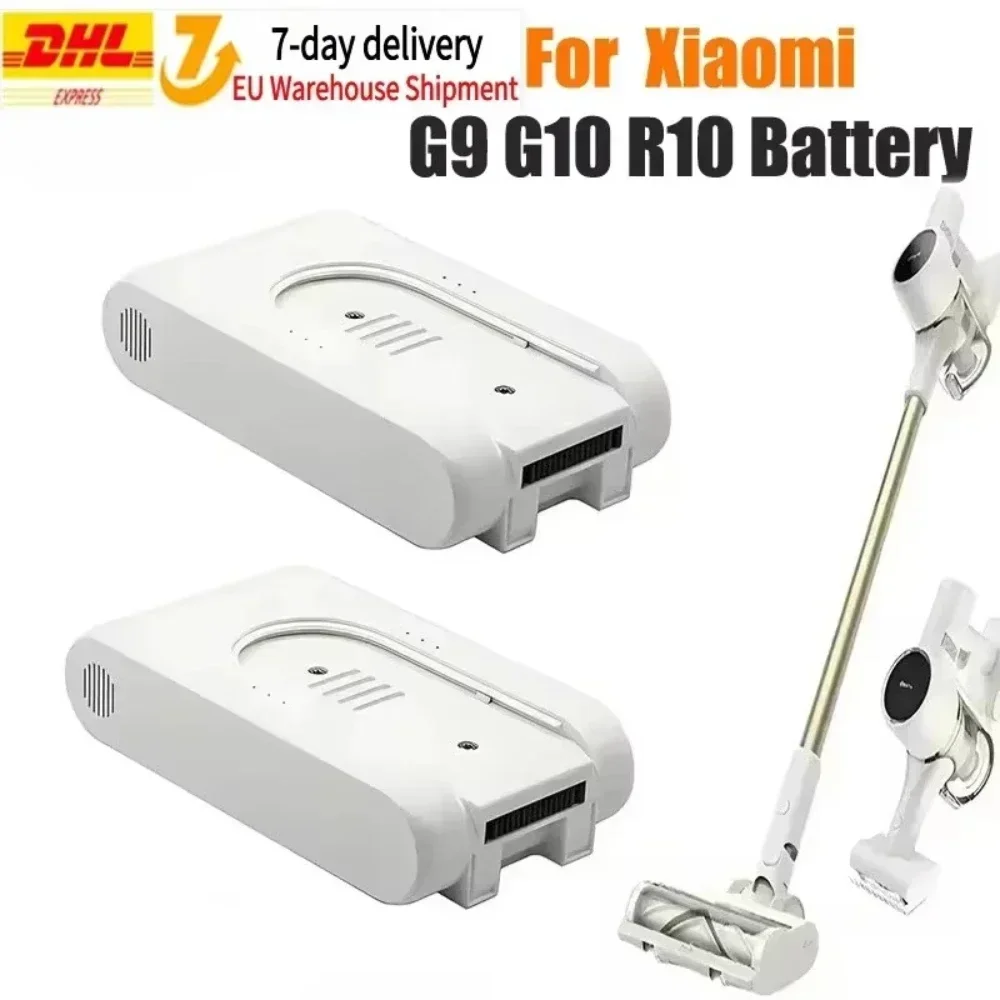 Batterie lithium-ion rechargeable d'origine 25,2 V 5000 mAh pour aspirateur sans fil Xiaomi Mijia Dreame G9 G10 R10