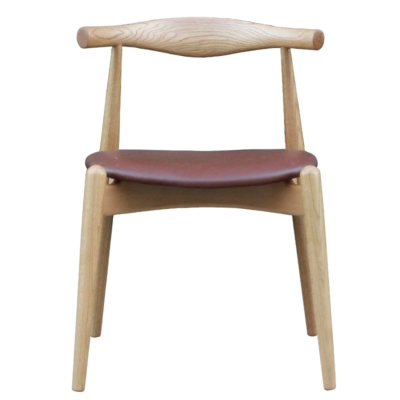 RH-1143 CH20 elbow chair Round Cushion Elbow Chair Horn Chair Oak solid wood dining chair