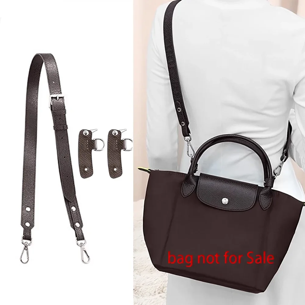 

Cowhide Bag Strap for LONGCHAMP MOCHA Short Handle Small Bag Modification Without Punching Adjustable Strap Bag Accessories