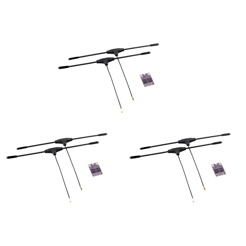 ABKQ-3X ES900 DUAL RX ELRS Diversity Receiver 868 МГц Встроенный TCXO для FPV Дрон дальнего действия RC Самолет