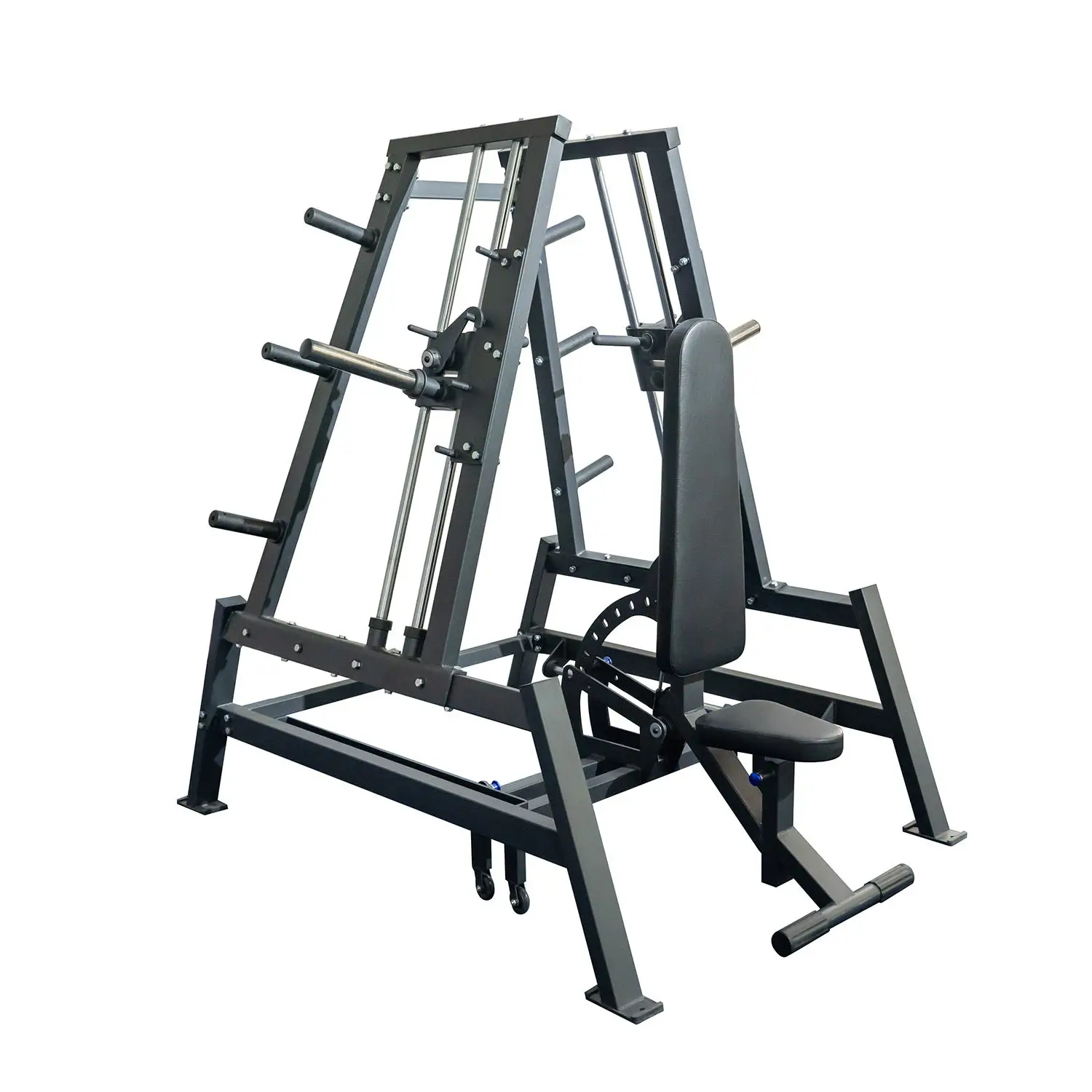 

Commercial Multi Gym Fitness Equipment Exercise Inclined Bench Shoulder Chest Press Power Smith Machine Dual System UpperNew