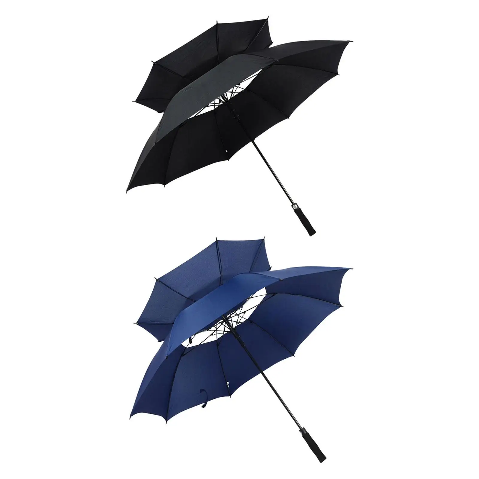 

Large Golf Umbrella with Double Canopy for Men And Women, Automatic Open Design for Travel