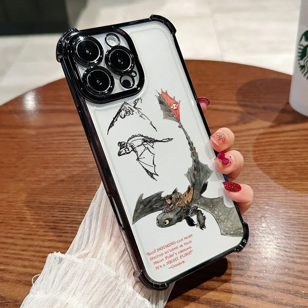 How to Trains Your Dragons Toothless Plating Phone Case For iPhone 16e 16 15 14 13 12 11 Pro Max XR XSMax 8 7 6 Mini Plus Cover #5