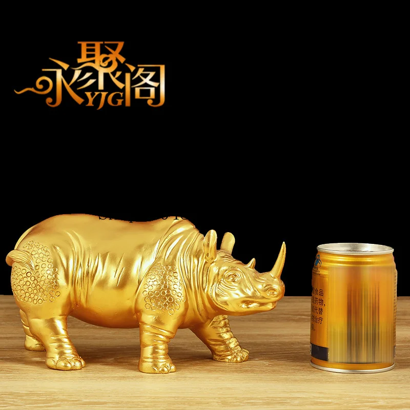Rhino figurines, exuding a powerful and majestic aura, are perfect for decorating offices, living rooms, and wine cabinets. Thes