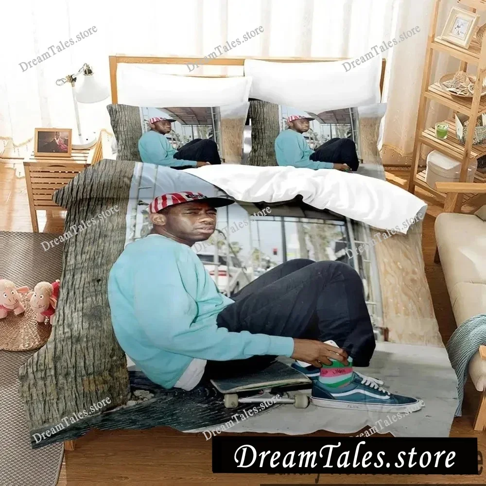 

Hiphop Rapper Tyler The Creator Sheets Quilt Covers Bedding Dormitory Sheets Bedding Set Soft Warm Bedding Set Luxury Gift