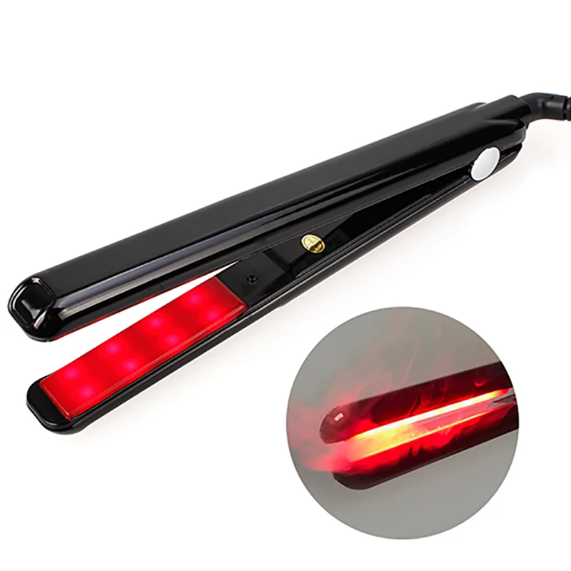 Hair Care Iron Infrared Ultrasonic Cold Keratin Treatment Argan Oil Smooth Hair Flat Irons Recover Damaged Tool Dual Voltage