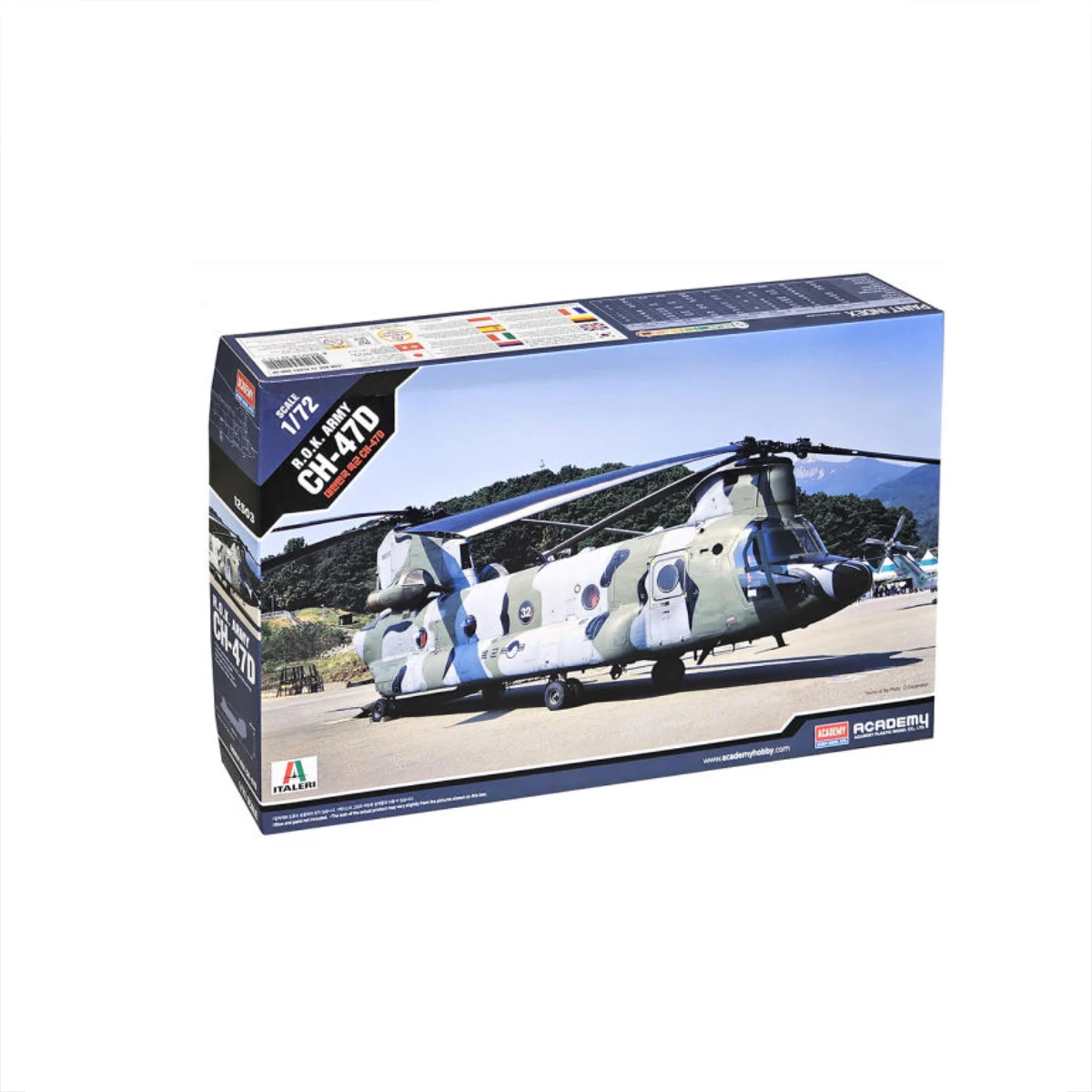 Academy AC12503 1/72 Boeing CH-47D Chinook R.O.K. ARMY Assembly Model Kit