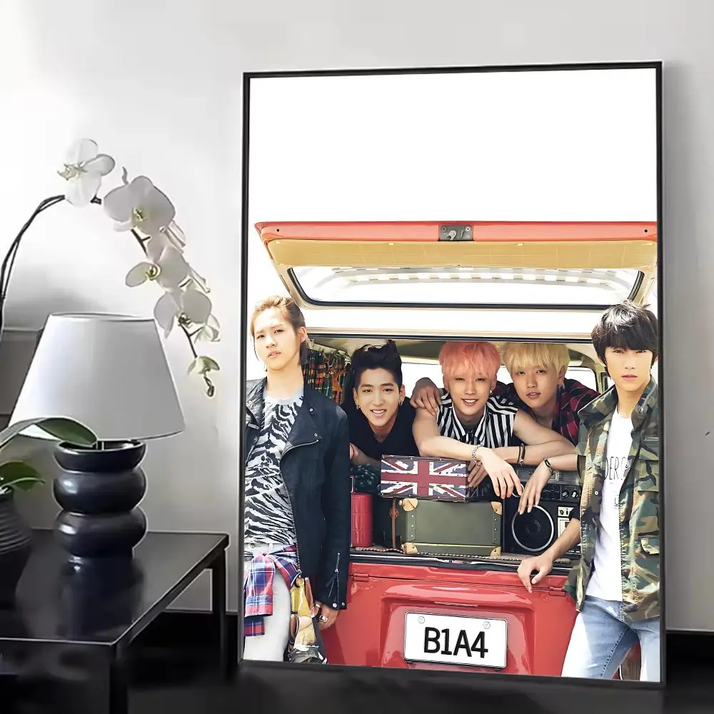 Kpop Group B-b1A4 Poster Chic Aesthetic Self-Stick Wall Poster Bedroom & Dorm Room Decor - view 2