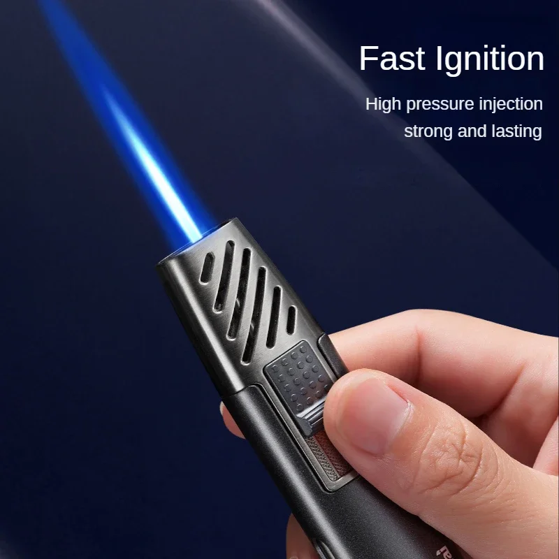 Cigar Lighter Butane Gas Lighters Igniter Welding Torch Jet Gun Candle Gas Stove Windproof Smoke Accessoriesc Unusual Gadgets