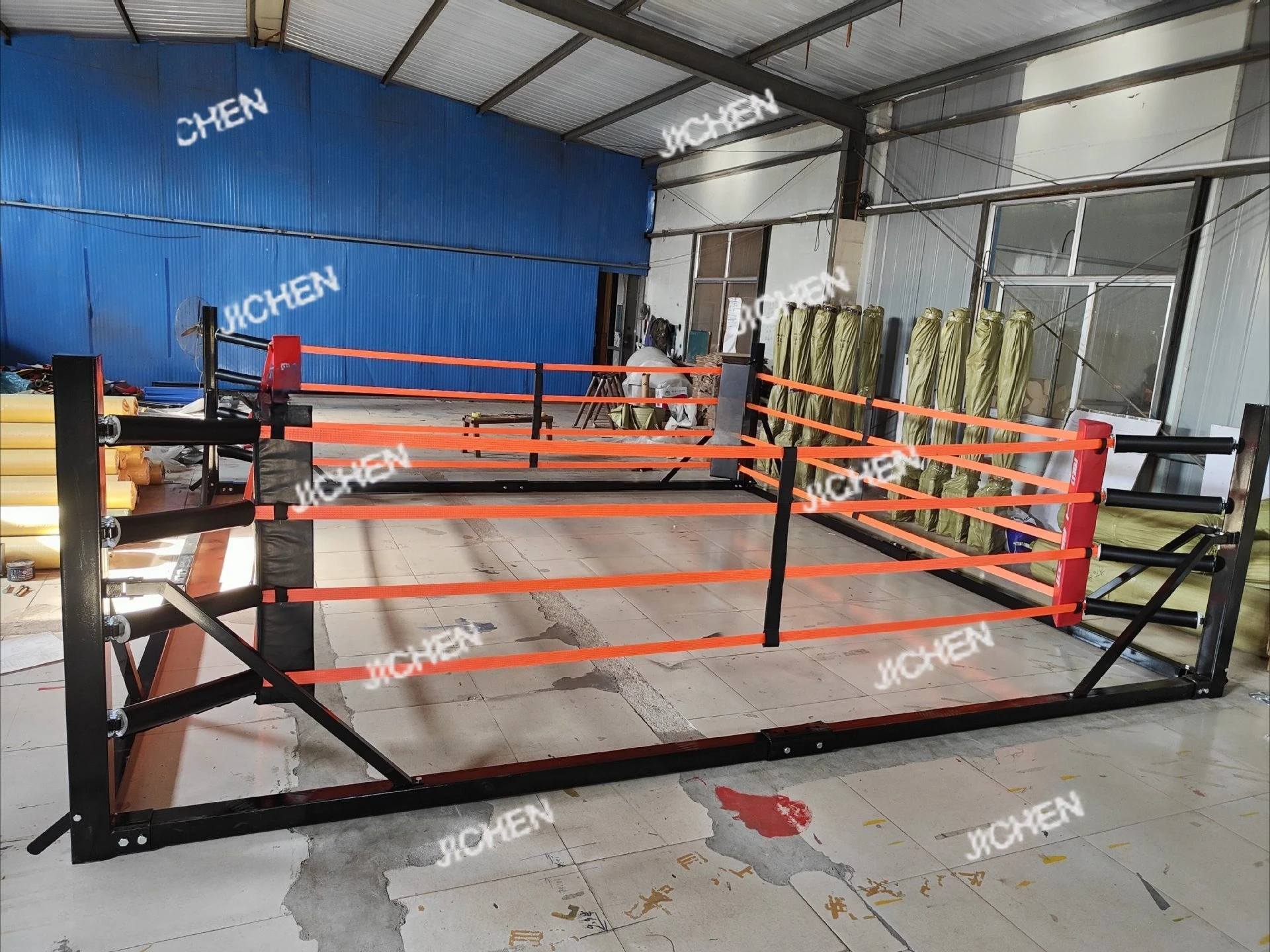 

Neu складное портативное боксерское кольцо для хранения саньда, боксерское кольцо для соревнований по тайскому боксу