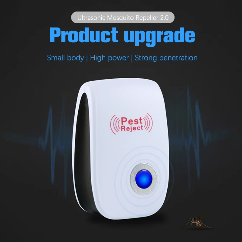 Electronic Ultrasonic Pest Reject Bug Mosquito Cockroach Mouse Killer Repeller Garden  Ultrasonic Cockroach Repeller Device