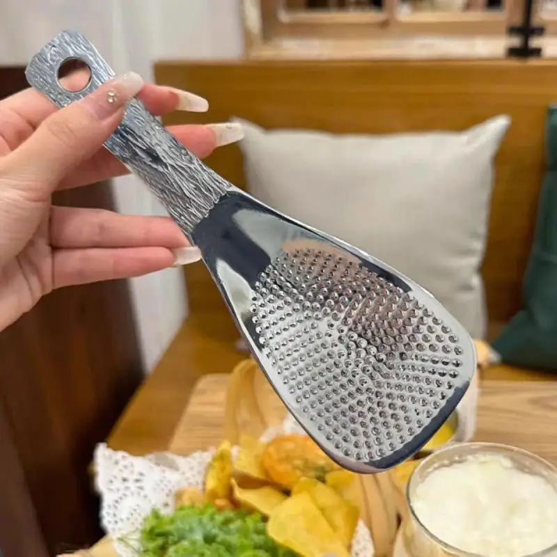 

Large Capacity Stainless Steel Rice Spoon Anti-Scalding Thickened Cooker Scoop Multi-Purpose Tableware Buffet Serving Spoon