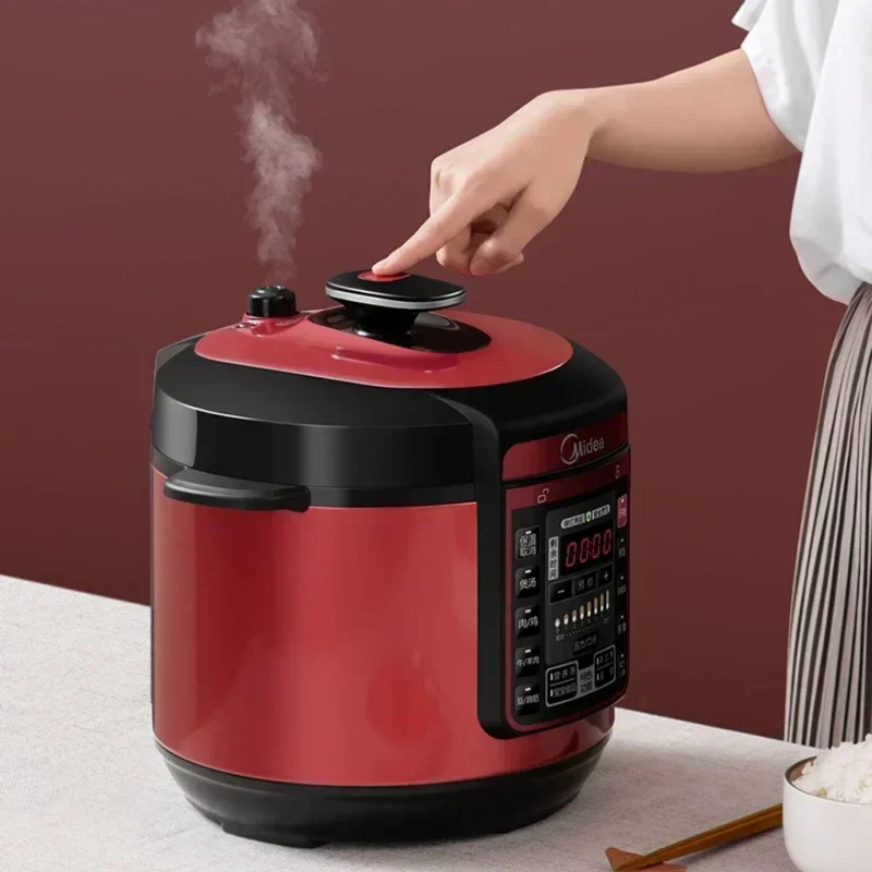 5L Intelligent Electric Pressure Cooker Double-Tank Fully Automatic Small Rice Cooker Stylish Convenient Household Kitchen Appli