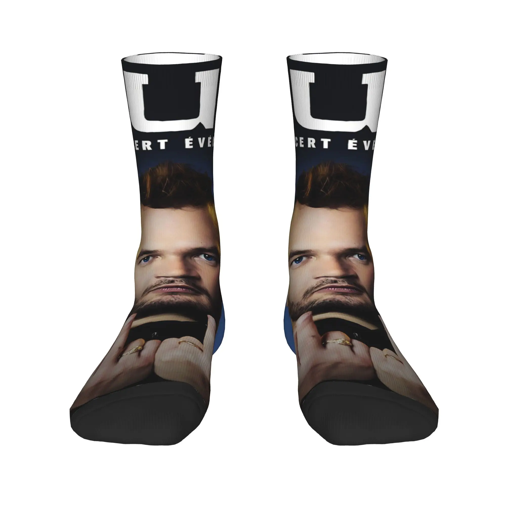 Unisex Men Socks Rapper Music JUL  Stockings Anti-Slip Soft Socks Autumn Trendy Graphic Skateboard Socks