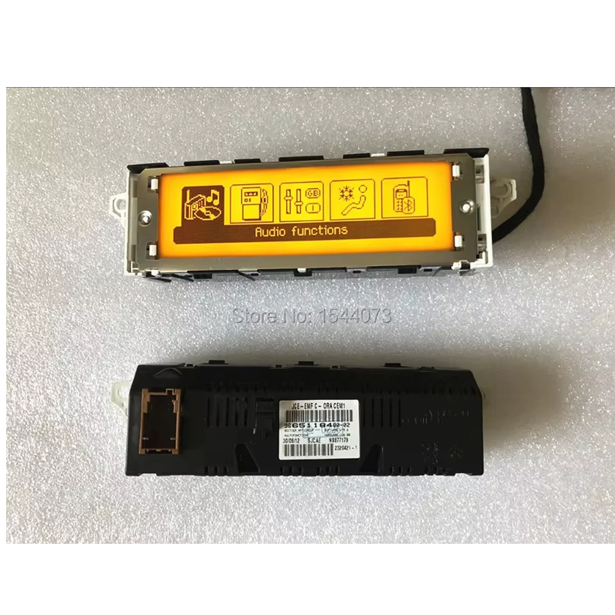 Car Yellow Screen Multifunction Support USB Dual-zone Air Bluetooth Display Monitor 12 Pin for Peugeot 307 407 408 citroen C4 C5