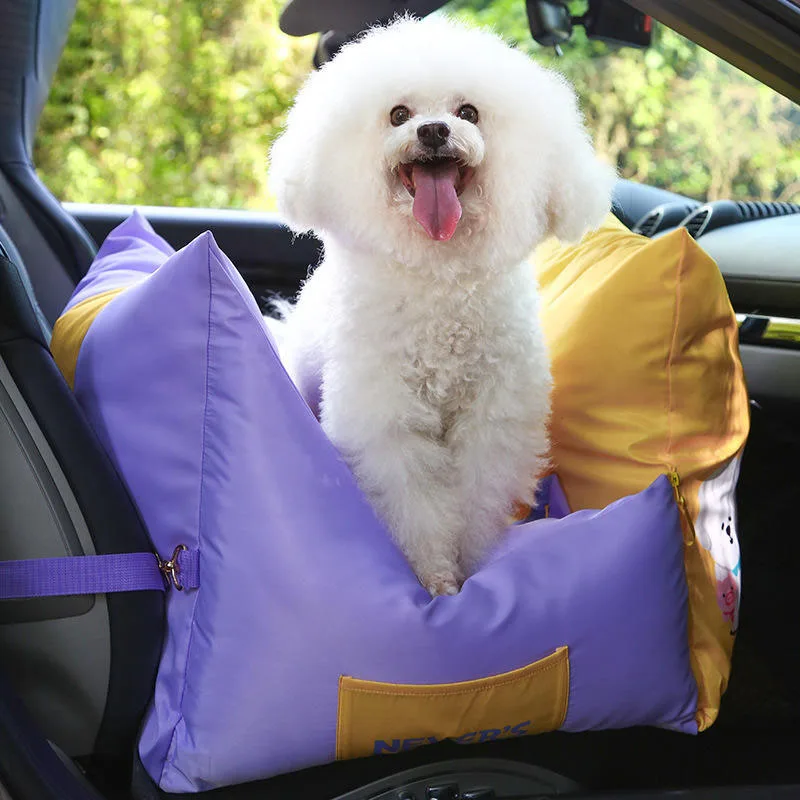 

Car mounted dog kennel for outdoor use, central control pet mat, pet safety seat, pet car mounted cat