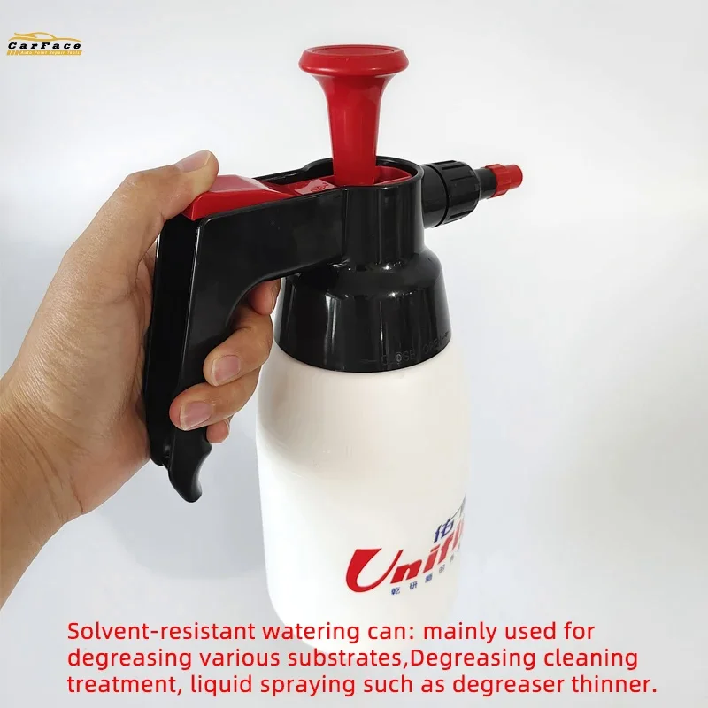 Unifine Degreaser Watering Can Car Paint Thinner Resistant Solvent High Pressure Anti-Corrosion 1L Clean Degreasing Empty Can